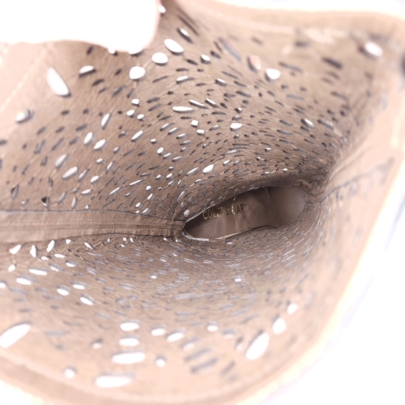 Colin Stuart Cut-Out Leather Tall Heeled Boots - Picture 7 of 11